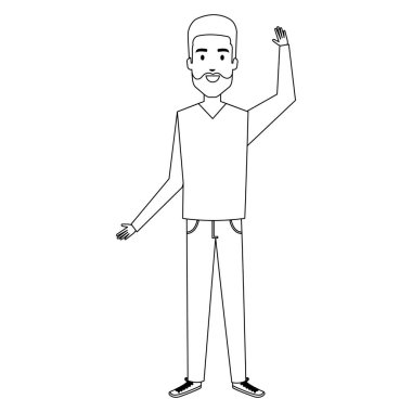 genç adam avatar karakter