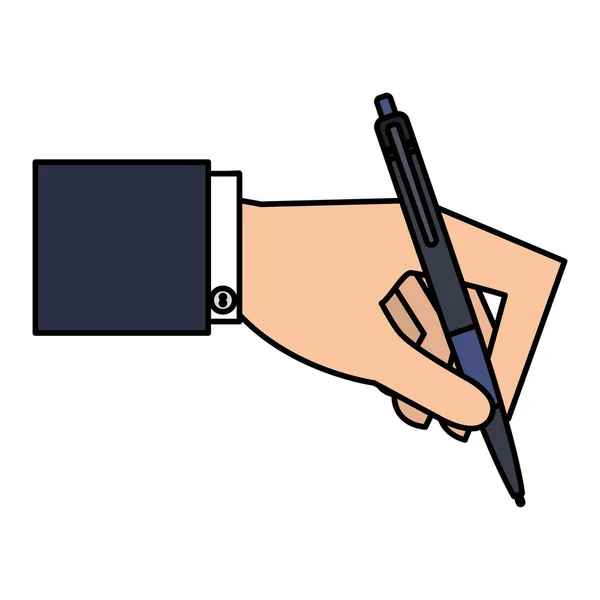 Escritura a mano con lápiz — Vector de stock