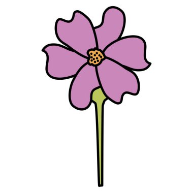 güzel çiçek dekoratif simgesi