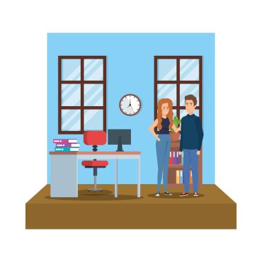 İşyerinde iş çift