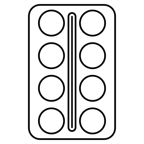 Cat warna ikon pallette - Stok Vektor