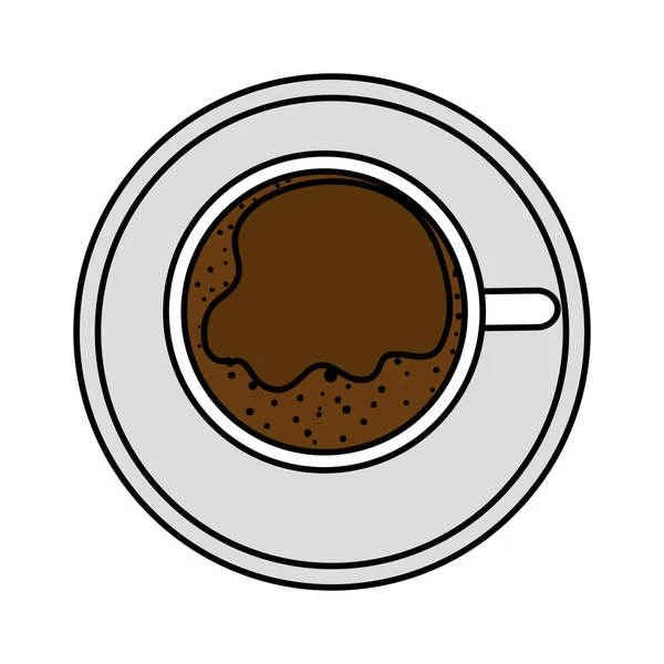 Lezzetli kahve Kupası içki simgesi — Stok Vektör