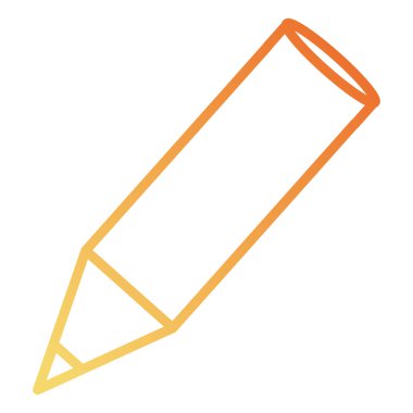 Grafit izole kalem simge