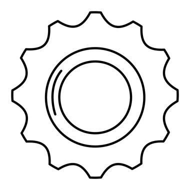 Gears'ı makine izole simgesi