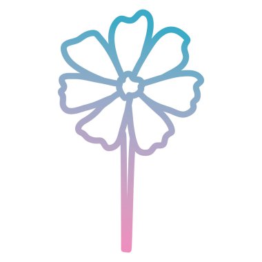 güzel çiçek dekoratif simgesi