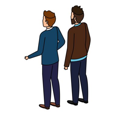 zarif işadamı arka avatar karakter