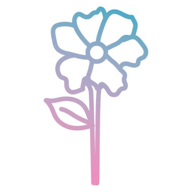 güzel çiçek dekoratif simgesi