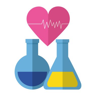 tıbbi şişeler kalp atışı