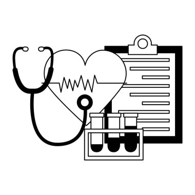 tıbbi kalp stetoskop şişeleri