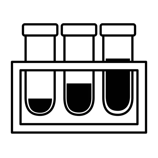 Laboratorium reageerbuis — Stockvector