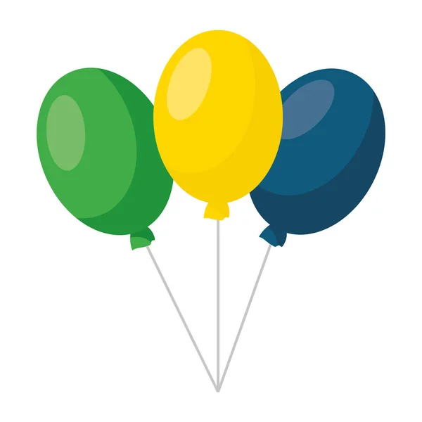 Fiesta decoración globos — Vector de stock