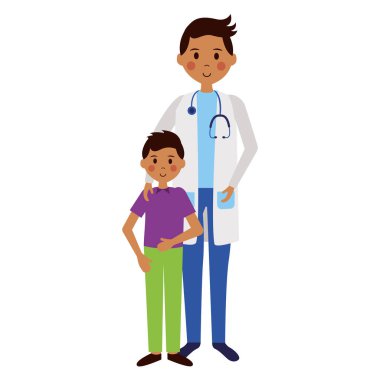 doktor ve hasta çocuk
