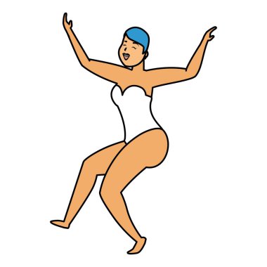 mayo karakter dansçı kadın