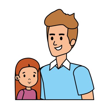 Baba ile kızı karakterler