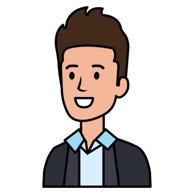 işadamı avatar karakter simgesi