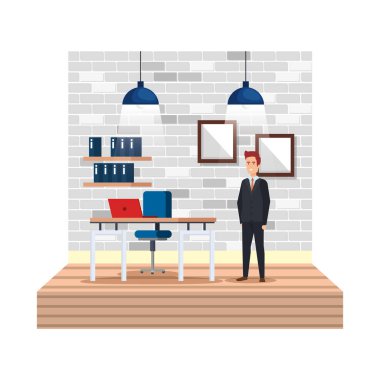 İşyerinde zarif işadamı