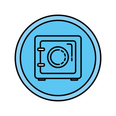 güvenli güvenlik kutusu simgesi