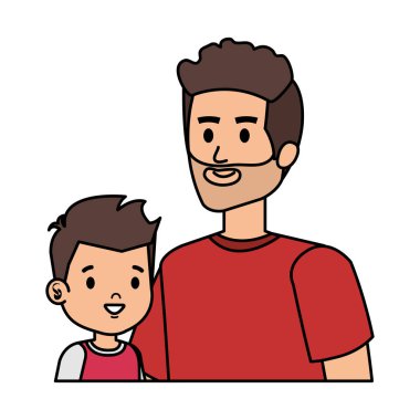 oğul karakterli genç baba