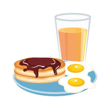 lezzetli breakfast menü simgeleri