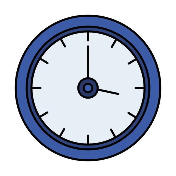 Reloj de tiempo icono aislado — Vector de stock