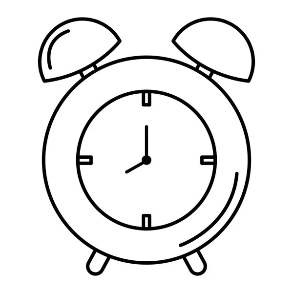 Reloj despertador hora icono — Vector de stock