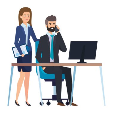 İşyerinde iş çift