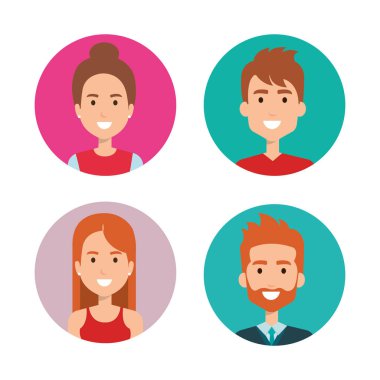 Gençler grubu avatarları