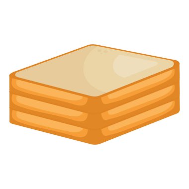 lezzetli kızarmış ekmek ekmek simgesi