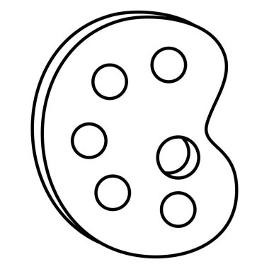 fırça ile boya renkleri pallette