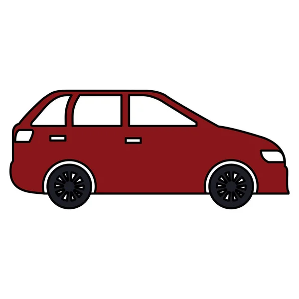 Coche sedán vehicle icon — Vector de stock