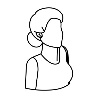 şık iş kadını avatar karakter