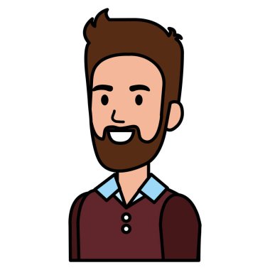 Sakallı genç adam Avatar karakteri