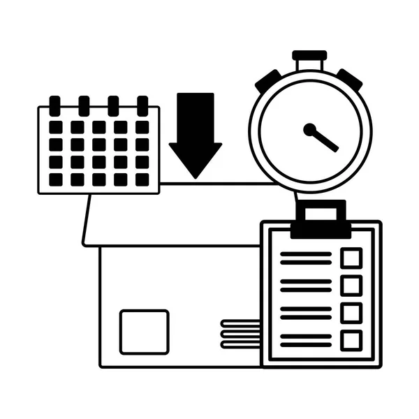 Gyors leszállítási üzletág — Stock Vector