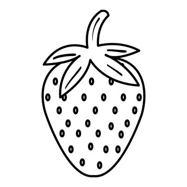 taze çilek meyve simgesi