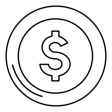 sikke para izole simgesi