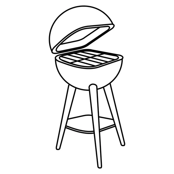 Heerlijke bbq grill oven — Stockvector