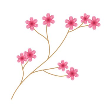 çiçek dekorasyon ile güzel dal