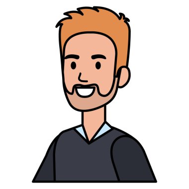 Sakallı genç adam Avatar karakteri