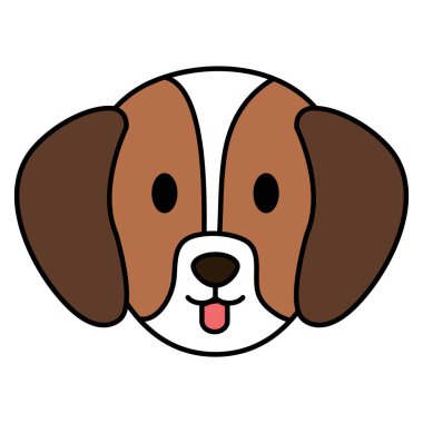 sevimli köpek kafa Evcil hayvan dostu