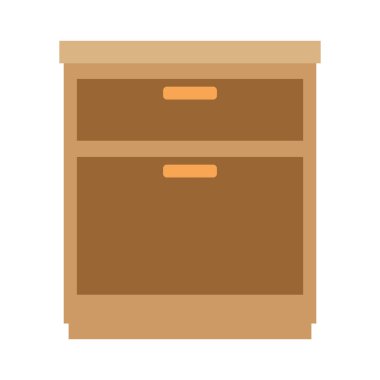 ofis çekmecesi izole simgesi