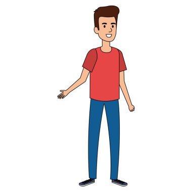 genç adam avatar karakter