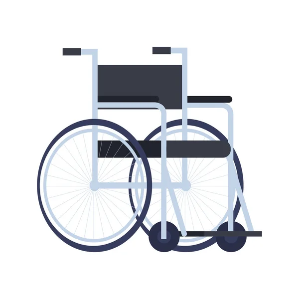 Medical wheelchair isolated icon — Stock Vector