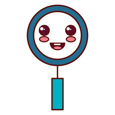 Büyüteç izole simgesini