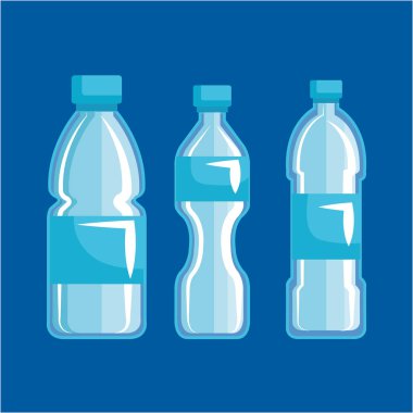 set plastik şişeler ve toksik atık kirliliği