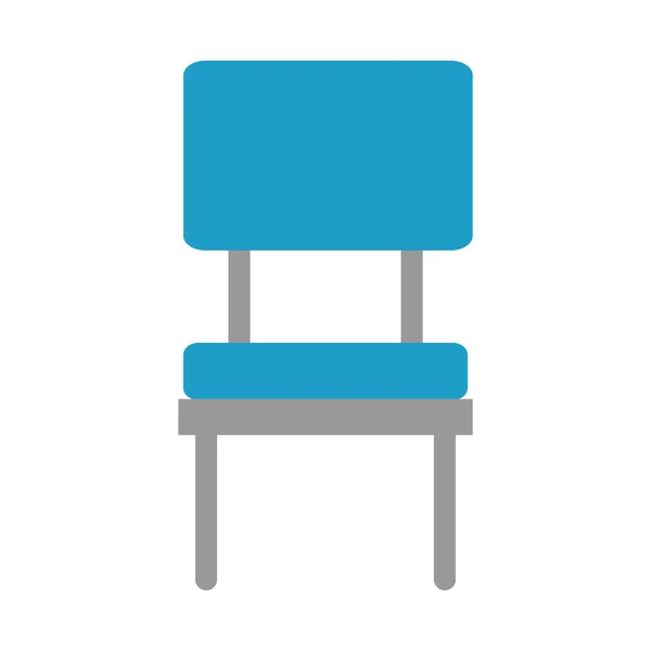 Sala de espera sillas icono — Vector de stock