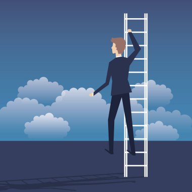 iş planı büyüme işadamı avatar ile