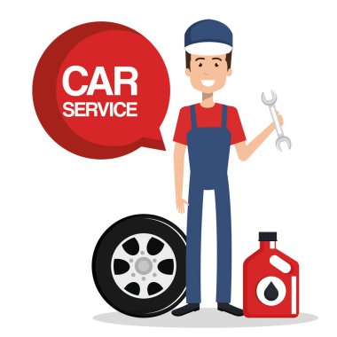 makinist araba hizmeti simgelerini