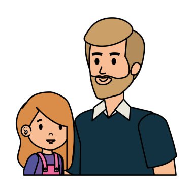 Baba ile kızı karakterler