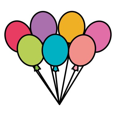 Balonlar parti dekorasyon hava