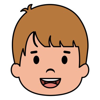 Mutlu küçük çocuk baş karakter